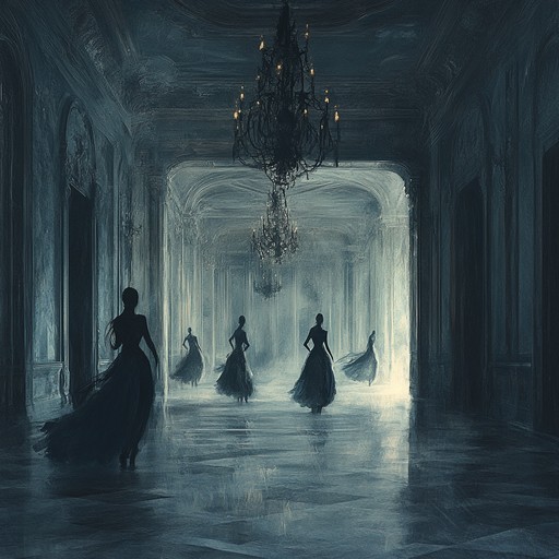 An instrumental waltz that conjures images of dance in a shadowy, abandoned ballroom at midnight. The tune is led by an eerie piano coupled with ghostly strings, painting a picture of the supernatural world dancing through the darkness. The music oscillates between hauntingly beautiful and chillingly eerie, perfect for a spectral ballroom scene.