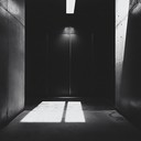 a haunting tune echoing through empty, shadowy corridors
