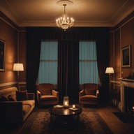melodies twist in anxious, torch lit ambience