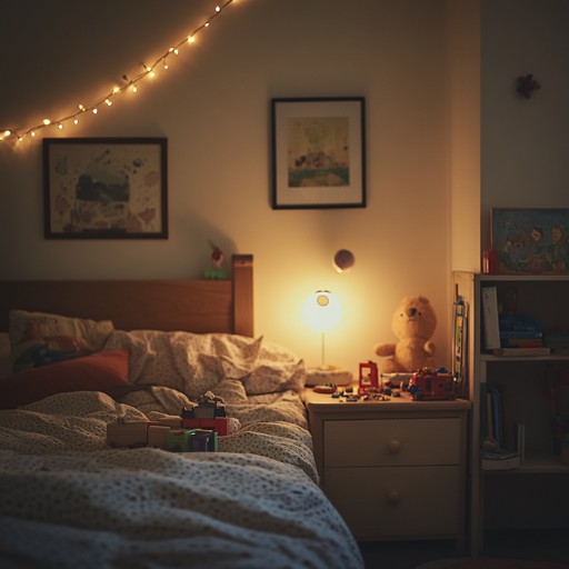 A soothing track blending toy instruments with lo fi beats to create a relaxing ambiance, perfect for unwinding and evoking childhood nostalgia.