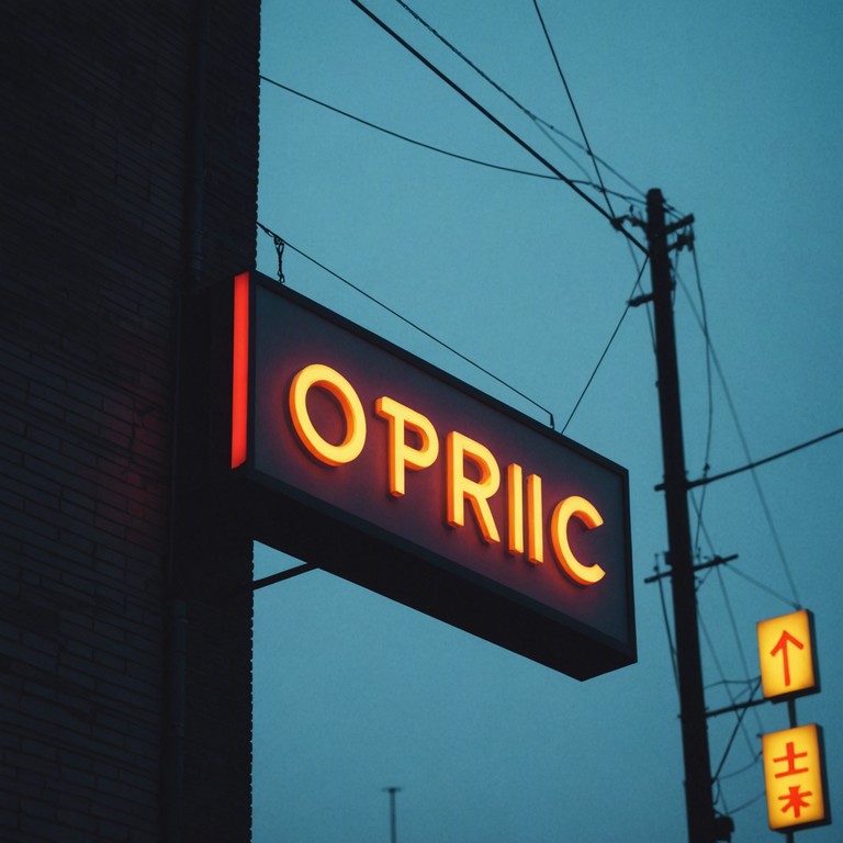 Imagine a composition that immerses the listener into the heart of an anime universe, where every note of the electric piano resonates with the light and shadows of the city, enhancing the experience of love, mystery, and existential contemplation beneath the glistening urban expanse.