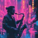 an energetic instrumental merging soulful melodies with swing beats