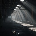 suspenseful, unnerving indie piece with eerie, reverb guitar textures.
