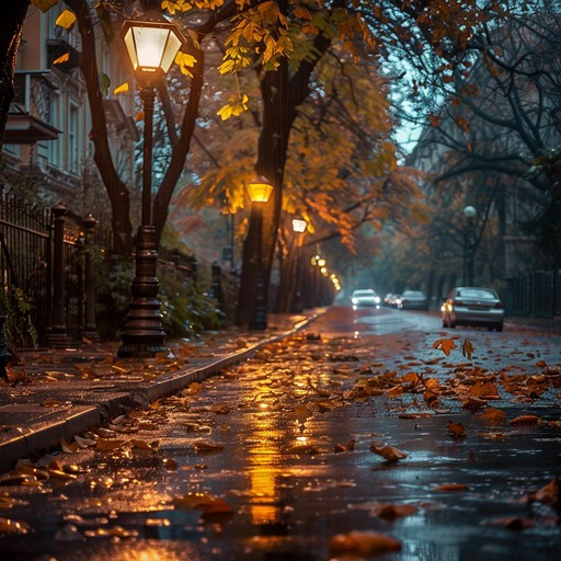 A hauntingly beautiful latin instrumental that combines the tender strumming of a classical guitar with mournful piano chords, creating an atmosphere of longing and sorrow. The delicate interplay of these two instruments evokes the sadness of autumn rain and the fleeting nature of time, perfect for introspective moments.