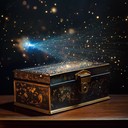 playful toy sounds weave an eerie melody among stars.