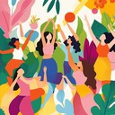 upbeat jazz/soul tune for joyous events, summer celebrations