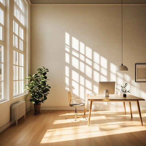 This instrumental track features soothing melodies and gentle rhythms designed to create a calm and inspiring atmosphere ideal for corporate environments. Perfect for background music in offices, board meetings, and presentations, it enhances focus and relaxation without overpowering conversation. The subtle incorporation of ambient sounds like light keyboard strokes adds to the authenticity and effectiveness of the piece.
