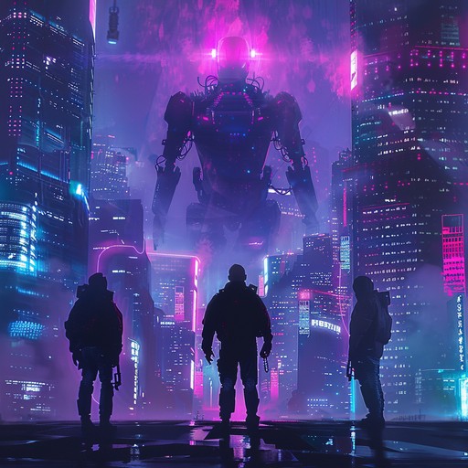 Experience a dark, futuristic atmosphere with synth driven eerie melodies and haunting beats. This track paints a vivid picture of a world where neon lights flicker against the shadows of a dystopian city, enhancing a sense of tension and mystery.