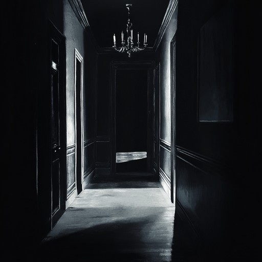 A hauntingly beautiful neoclassical piece blending traditional orchestral elements with eerie, unsettling undertones. This composition conjures visions of ancient, shadowy hallways where whispers of forgotten pasts linger. The dark, rich textures of the strings combined with ghostly piano notes create an atmosphere of suspense and mystery, weaving a captivating, spine chilling auditory experience.