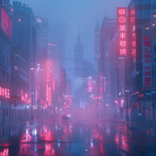 Immerse yourself in a fantasy cyberpunk world where ethereal synth layers create a dreamlike journey through neon lit streets and futuristic skylines. With intricate sound design, the track forms an atmospheric tapestry blending ambient sounds with a pulse of electric energy