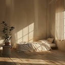 gently strummed guitar creating a tranquil summer bedroom atmosphere