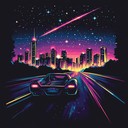 upbeat synthwave journey with lively melodies and energetic vibes.