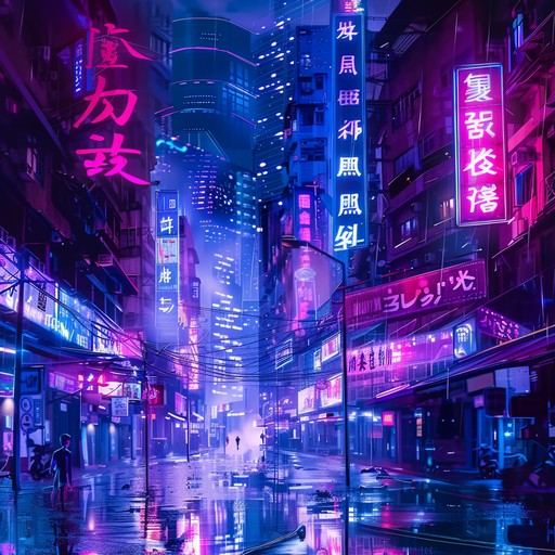 A mesmerizing instrumental piece that captures the essence of a futuristic cityscape bathed in vibrant neon lights. The music evokes a sense of wonder and excitement, as if exploring a technologically advanced metropolis.