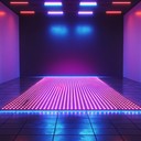 electric pulses ignite a neon dancefloor frenzy