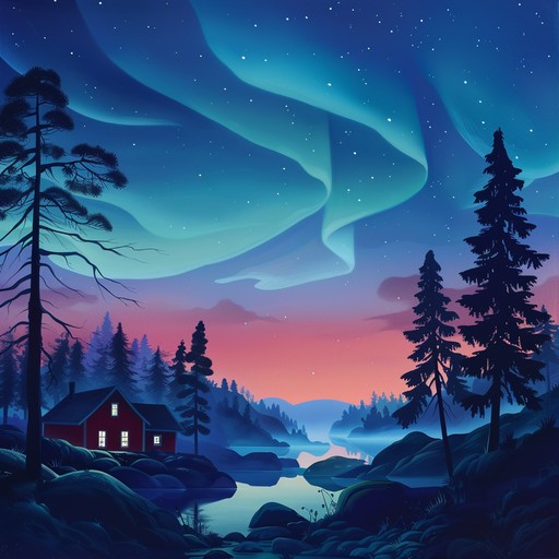 This instrumental track blends smooth synths and ethereal strings to convey the majesty of finland's natural beauty. Like the northern lights dancing across the night sky, it inspires warmth and elegance.