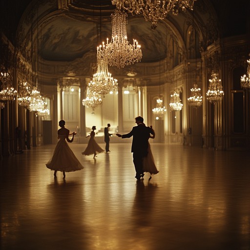 Be whisked away to a jubilant viennese ballroom, where each spirited waltz turn reflects timeless elegance, joy, and captivating movement