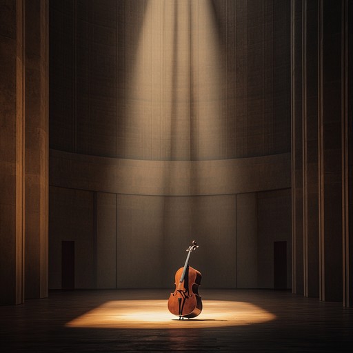 A modern classical composition featuring solo cello, capturing the essence of solitude and the echoes of distant memories through emotive melodies.