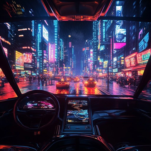 This track embodies a late night drive through a neon lit city in the 1980s, reflecting the blend of hope and melancholy typical of the period. Synth pads provide a lush background against pulsating rhythms, leading the listener into a world of synthetic glamour and urban escapism.