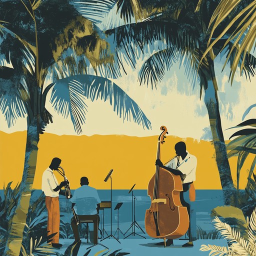 An escape to an exotic paradise, filled with soft, soothing sounds of gentle jazz accompanied by lush tropical melodies. This track creates a serene and calm atmosphere, perfect for unwinding and feeling like you're in a tranquil getaway.