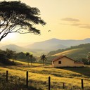 charming rural scenes set to calming brazilian guitar melodies