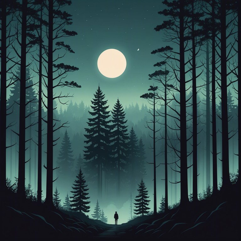 Designed to evoke the feeling of walking alone through a dark, misty forest, this composition leverages deep bass tones and ambient soundscapes to create an unsettling yet mesmerizing auditory experience