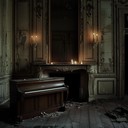 an eerie, melancholic classical piece with haunting echoes