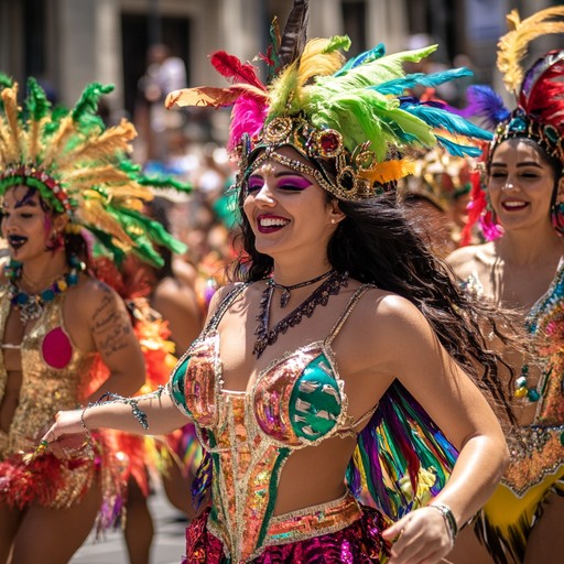 This instrumental samba features infectious beats, vibrant percussion, and lively melodies, perfect for capturing the exuberance of a street carnival parade. It’s a joyful celebration that invites everyone to dance along.