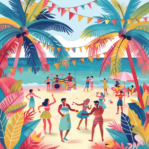 Experience a burst of tropical energy with vibrant dance rhythms capturing the essence of a latin fiesta. This upbeat track is designed to make you move, bringing joy and sunshine to any setting.