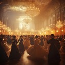 dance through an elegant historical ballroom