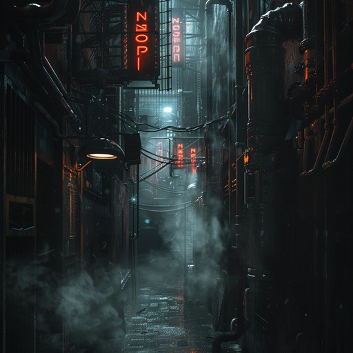 Feel the pulse of a cybernetic future with this high energy track. Dark synths, mechanical rhythms, and distorted tones create an immersive soundscape perfect for fans of cyberpunk aesthetics.