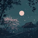 an instrumental anime song evoking peace and serene beauty