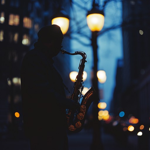 This piece captures the essence of midnight city life with soulful grooves. The calming saxophone melodies weave through jazzy piano chords and a rhythmic bass line, creating an alluring and tranquil ambiance. Ideal for a peaceful yet captivating urban atmosphere.