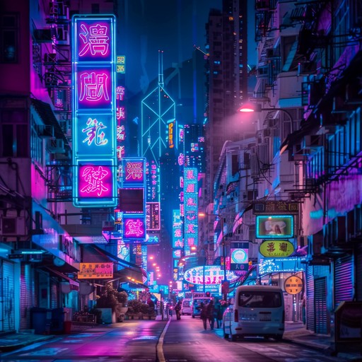 A serene journey through a sprawling cyberpunk metropolis, where the soft hum of neon signs blends with gentle electronic tones, creating a calm, otherworldly atmosphere. Perfect for relaxing and zoning out, this track captures the quiet moments amidst the chaos of a high tech world.