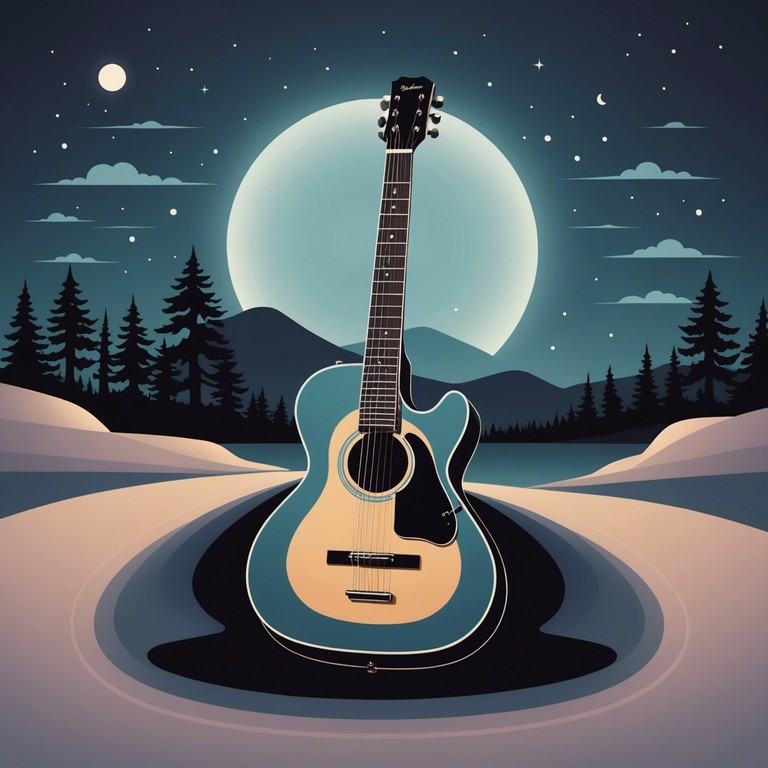 Capturing the essence of a serene moonlit evening, this song uses the sweet, harmonious twangs of a lap steel guitar to weave a tale of quiet romance and softly spoken secrets under the stretched canvas of starlit skies.