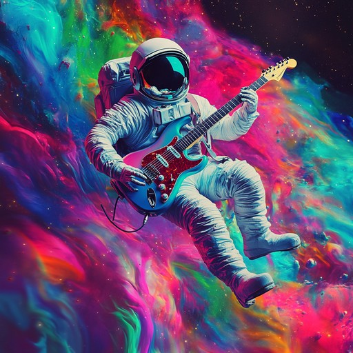 An instrumental track that takes listeners on a voyage through the cosmos, combining funky bass lines and tight percussion with ethereal guitars and synthesizers, creating an alien yet familiar soundscape that is both groovy and otherworldly.