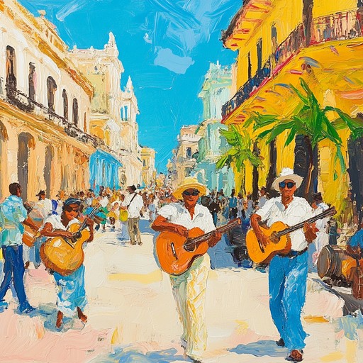 Experience the lively essence of cuban festivity with vibrant rhythms, infectious melodies, and powerful congas. This track radiates joy, community, and an unyielding zest for life, uniquely combining african and cuban musical elements.