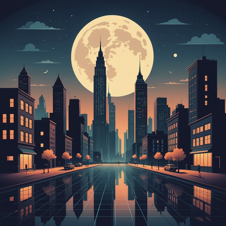 In this composition, shadows come alive under the moonlit cityscape, exuding a sense of mystery and intrigue while maintaining an irresistible groove. The track combines classic new jack swing elements with enigmatic harmonies, creating a unique soundscape that invites listeners into a world of rhythmic shadows.