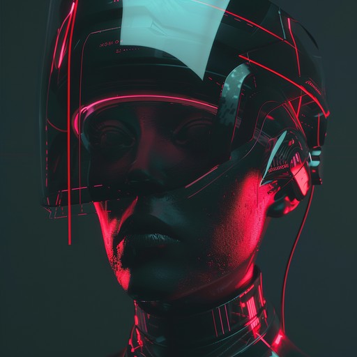 This intense dubstep song features heavy, distorted basslines, intricate glitchy electronic textures, and pounding drum beats. The track evokes the feeling of being trapped inside a malfunctioning cybernetic nightmare, with warped robotic sounds and disorienting rhythms creating a sense of unease and disorientation.