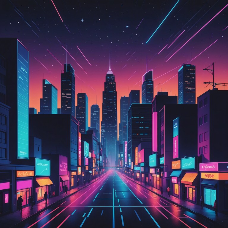 This track evokes the feeling of a late night drive through a city bathed in neon light, with soaring melodies playing over a bed of deep, nostalgic synthesizer textures. It's ideal for capturing the essence of retro futurism and the freedom of nocturnal escapades.