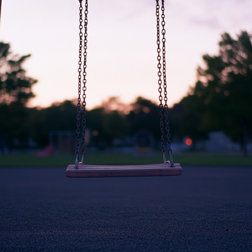 A hauntingly gentle lullaby using a delicate musicbox, evoking images of an empty playground at twilight. The nostalgic melody gently sways, capturing the essence of loneliness and longing in a child's innocent mind.