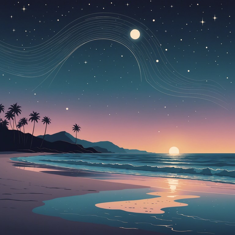 This tranquil track embodies the soothing whispers of ocean waves under a starlit tropical sky, evoking a sense of peace and contemplation. The gentle flow of water, combined with subtle island melodies, creates a perfect environment for relaxation or deep thought.