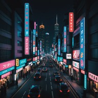 a hypnotic electronic soundtrack of seoul.