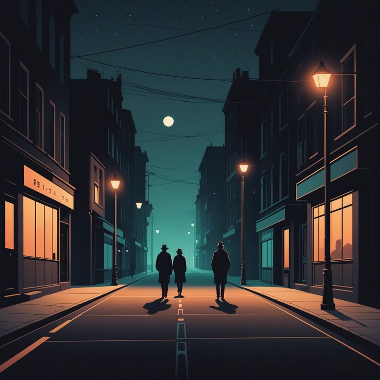 Combining the rhythmic complexities of uk jack swing with suspenseful undertones, this track uses a minimalist approach with sophisticated swing beats that slowly build tension. The primary instrument, a muted trumpet, whispers secrets into the night, evoking scenes of dimly lit streets and mysterious figures lurking in the shadows. Perfect for thrillers or scenes requiring a tense but groovy backdrop.