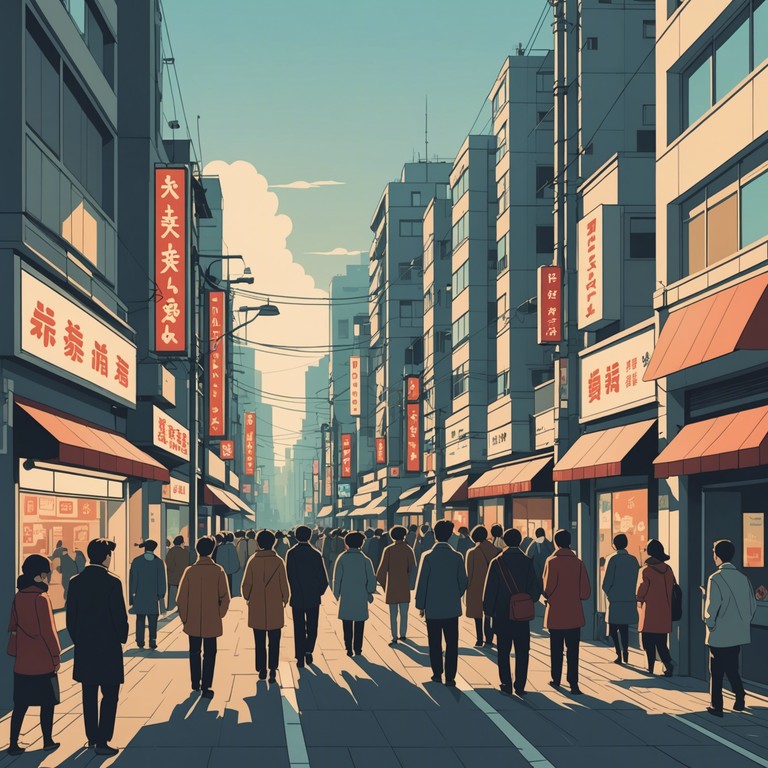 This music piece uses upbeat grooves and sunny melodies to evoke the infectious energy of tokyo’s city life under the bright morning sky, perfect for starting the day on a positive note.