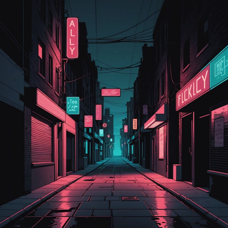 In this soundtrack, the relentless heart of the city meets the mysterious corners of pop music, creating a gritty, cinematic soundscape where pulsating beats and haunting melodies evoke images of dimly lit streets and enigmatic figures lurking in the urban expanse. The synth bass brings a deep, eerie feeling that underlies a sense of danger and allure, making it perfect for storytelling through music.