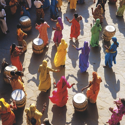 Dive into a pulsating blend of vibrant rhythms and rich melodies inspired by african celebrations. Infectious beats and lively percussion will transport you to a sunny village square alive with dance and joy.