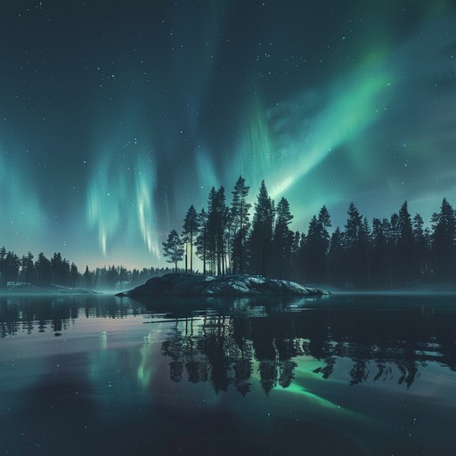 An instrumental suomipop song that transports listeners to the enchanting landscapes of finland, where the ethereal shimmer of the northern lights dances across the sky. With lush synths and gentle melodies, this dreamy composition evokes a sense of wonder and otherworldly beauty.