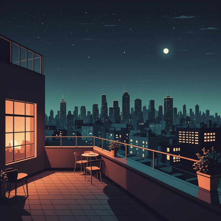 In whispers of the night, a tranquil torch lounge vibe is created using soft, sultry sounds. The track is designed to transport listeners to a peaceful, introspective evening setting, where the hustle of the day gives way to the calm of twilight. Lush electronic textures and a gentle rhythm envelop the listener in a warm blanket of sound, providing a perfect background for relaxation or meditation.