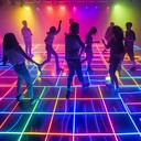 upbeat electronic beats with vibrant synth melodies intertwine