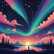 serene melody mingled with lively beats.